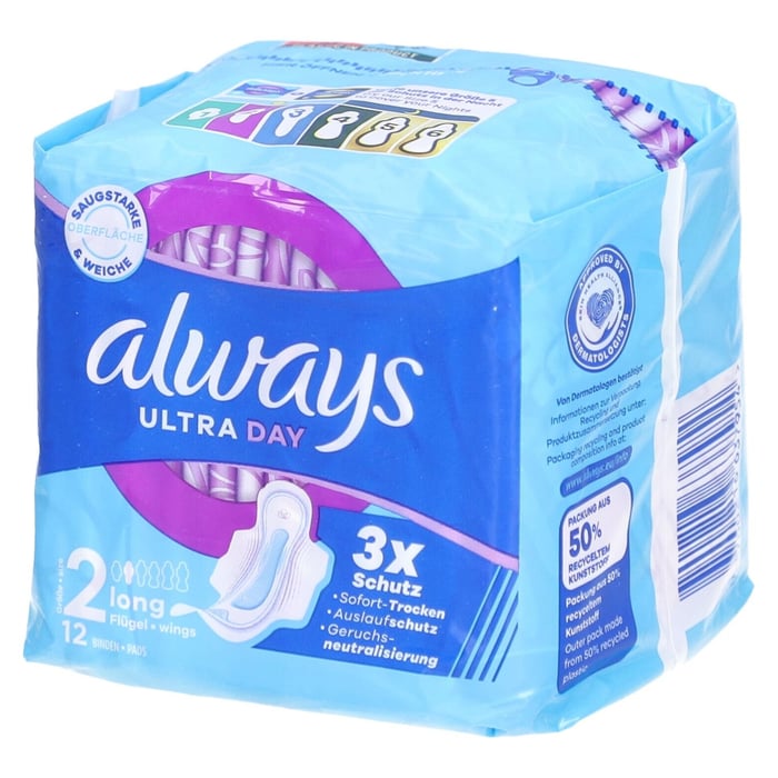 ALWAYS Ultra Binden long mit Flügeln