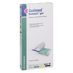 Cutimed Sorbact Gel Kompressen 7,5x15 cm Kohlpharma