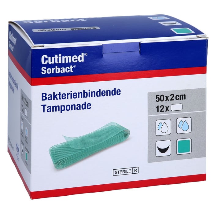 CUTIMED Sorbact Tamponaden 2x50 cm