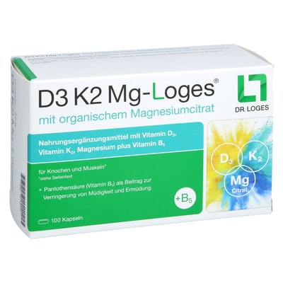 D3 K2 Mg-Loges Kapseln