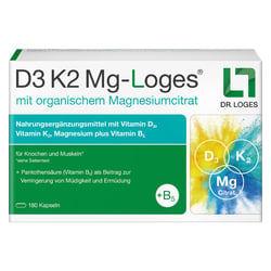 D3 K2 Mg-Loges Kapseln