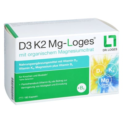 D3 K2 Mg-Loges Kapseln