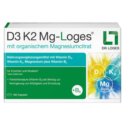D3 K2 Mg-Loges Kapseln