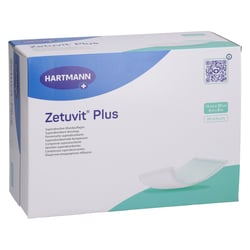 ZETUVIT Plus extrastarke Saugkompr.steril 15x20 cm
