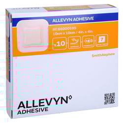 Allevyn Adhesive 10x10 cm haftende Wundauflage 1001 Artikel Medical