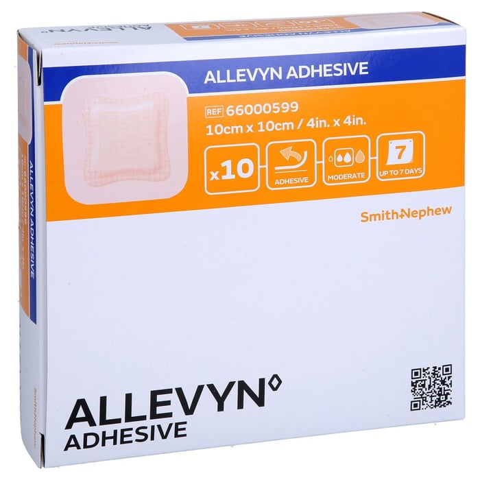 ALLEVYN Adhesive 10x10 cm haftende Wundauflage