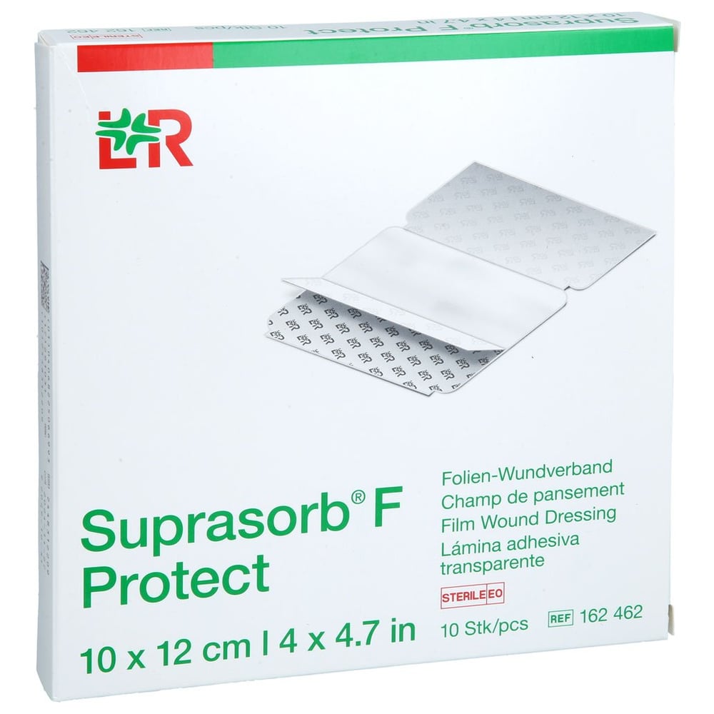 SUPRASORB F Protect Folien-Wundverb.10x12 cm ste.