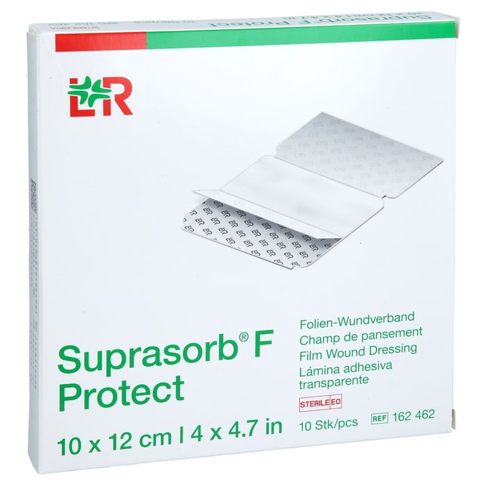 SUPRASORB F Protect Folien-Wundverb.10x12 cm ste.