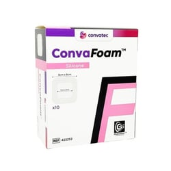 CONVAFOAM Silicone Verband 8x8 cm