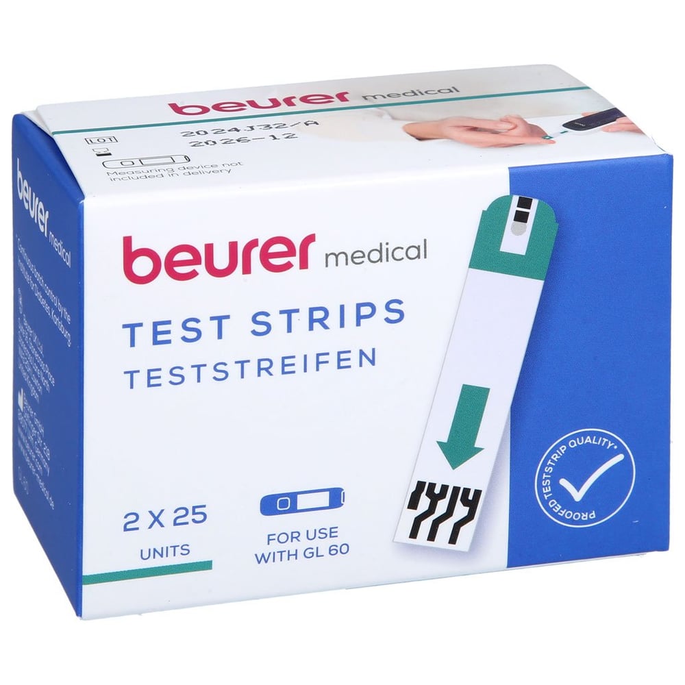 BEURER GL60 Blutzucker-Teststreifen
