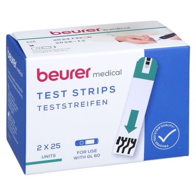 BEURER GL60 Blutzucker-Teststreifen