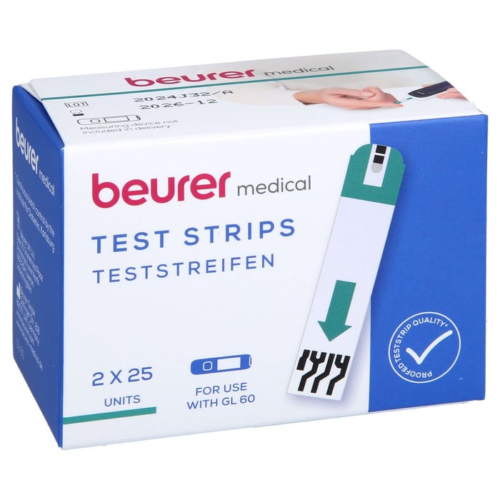 BEURER GL60 Blutzucker-Teststreifen