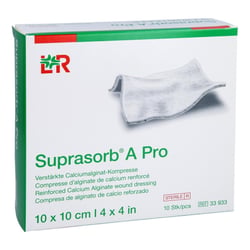 SUPRASORB A Pro Calciumalginat Kompr.10x10 cm