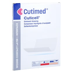 CUTIMED Cuticell Salbenkompresse 7,5x7,5 cm