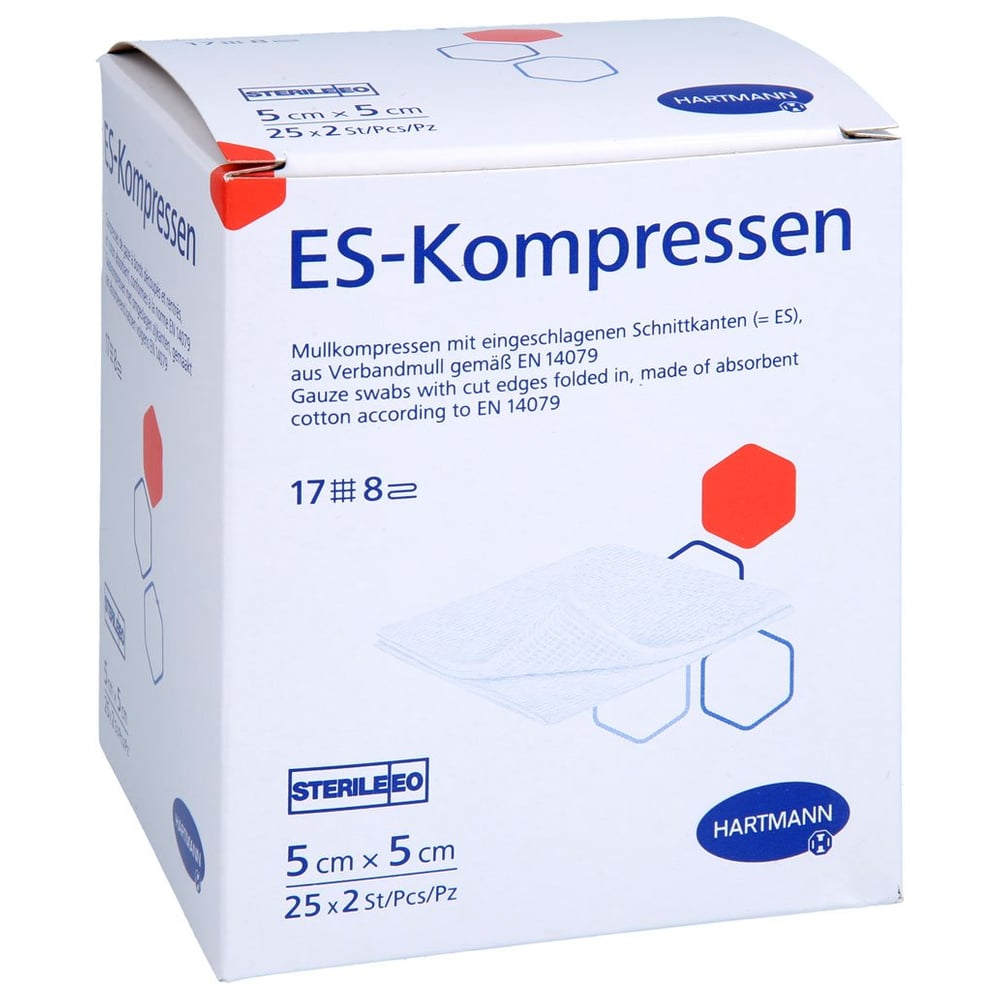 ES-KOMPRESSEN steril 5x5 cm 8fach