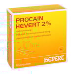 PROCAIN Hevert 2% Injektionslösung Ampullen