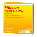 PROCAIN Hevert 2% Injektionslösung Ampullen