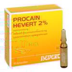 PROCAIN Hevert 2% Injektionslösung Ampullen