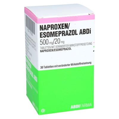 NAPROXEN/Esomeprazol Abdi 500 mg/20 mg TVW