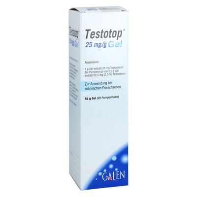 Testotop 25 mg/g Gel 62,5 mg/Pumpenhub