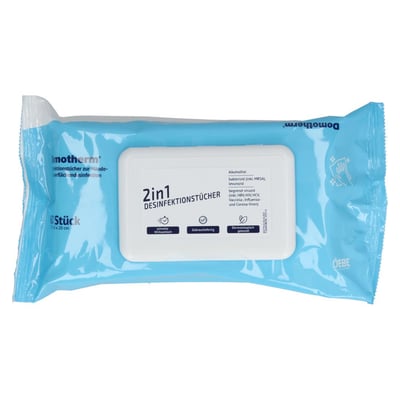 DOMOTHERM 2in1 Desinfektionstücher Produktbild 1