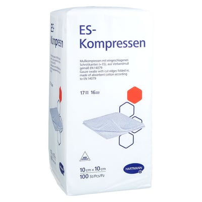 ES-Kompressen unsteril 10x10 cm 16fach ToValCare