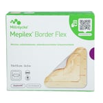 Mepilex Border Flex Schaumverband haftend 7,5x7,5 cm Tovalcare