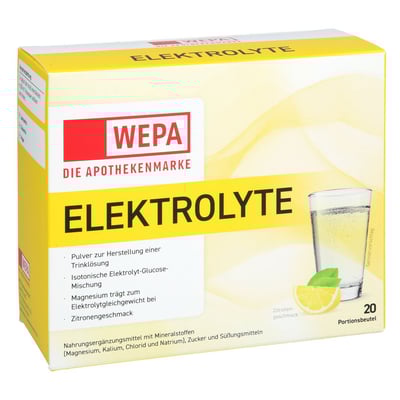 WEPA Elektrolyte Pulver Zitrone