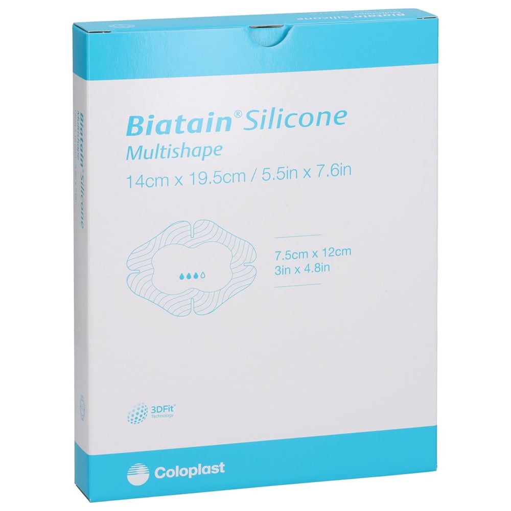 BIATAIN Silicone Schaumverb.Multishape 14x19,5 cm