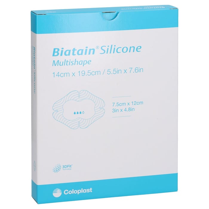 BIATAIN Silicone Schaumverb.Multishape 14x19,5 cm
