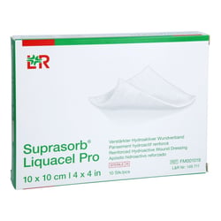Suprasorb Liquacel Pro 10x10 cm Kompressen Tora Pharma
