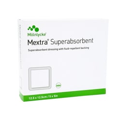 MEXTRA Superabsorbent Verband 12,5x12,5 cm