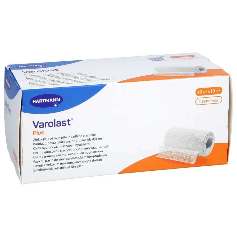 VAROLAST Plus Zinkleimbinde 10 cmx10 m