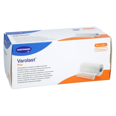 VAROLAST Plus Zinkleimbinde 10 cmx10 m ToValCare