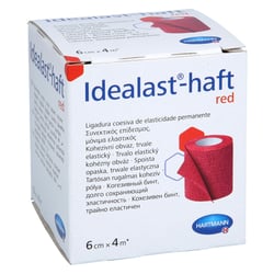 IDEALAST-haft color Binde 6 cmx4 m rot