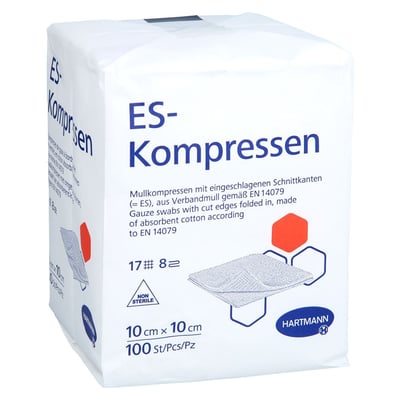 ES-Kompressen unsteril 10x10 cm 8fach