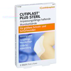 CUTIPLAST Plus steril 5x7 cm Verband