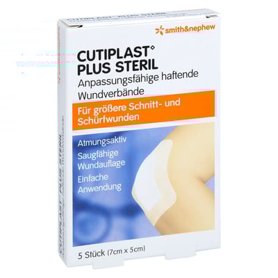 CUTIPLAST Plus steril 5x7 cm Verband