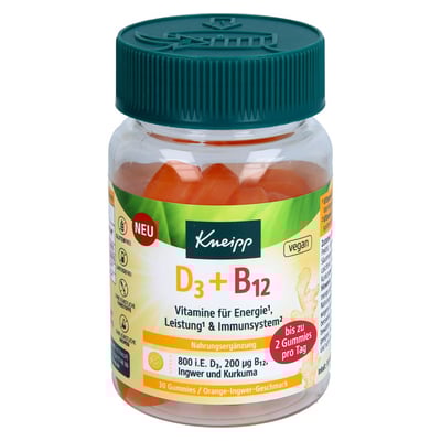 KNEIPP Vitamin D3+B12 Gummies