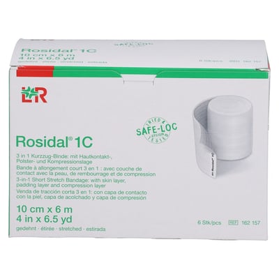 ROSIDAL 1C Binde 10 cmx6 m Produktbild 1