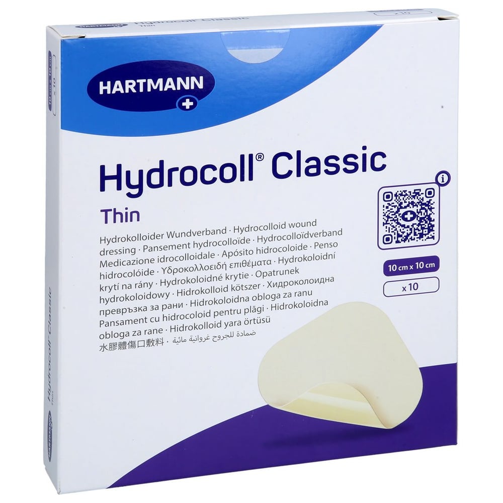 HYDROCOLL Classic Thin Wundverband 10x10 cm