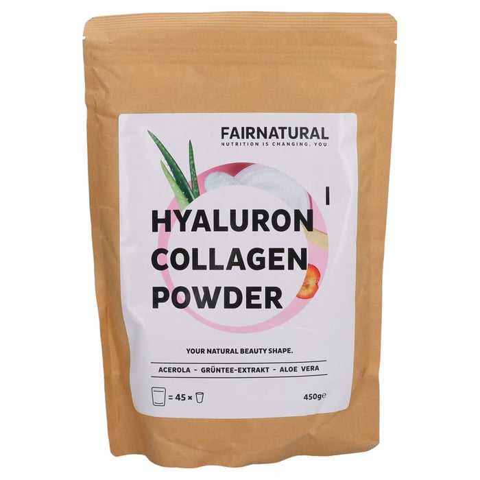 FAIRNATURAL Kollagen Hyaluron+Vitamin C Pulver