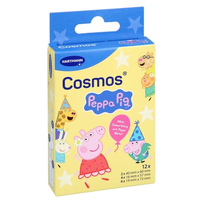 COSMOS Peppa Pig Pflasterstrips 3 Größen