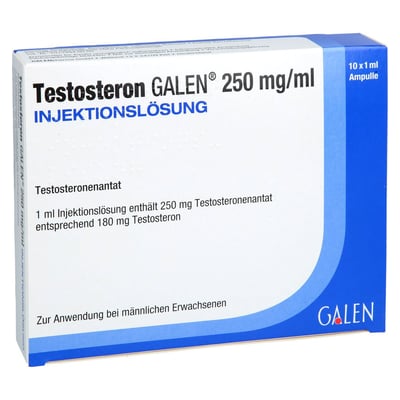 TESTOSTERON GALEN 250 mg/ml Injektionslösung Produktbild 1