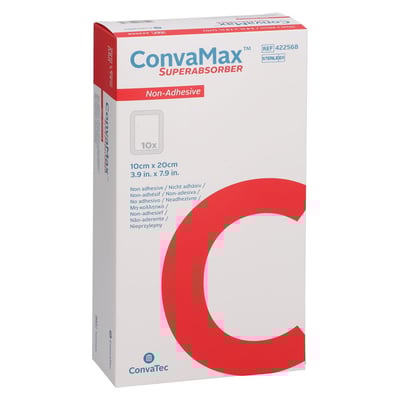 CONVAMAX Superabsorber nicht adhäsiv 10x20 cm