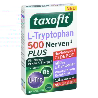 TAXOFIT L-Tryptophan 500 Tabletten