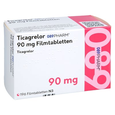 Ticagrelor 089PHARM 90 mg