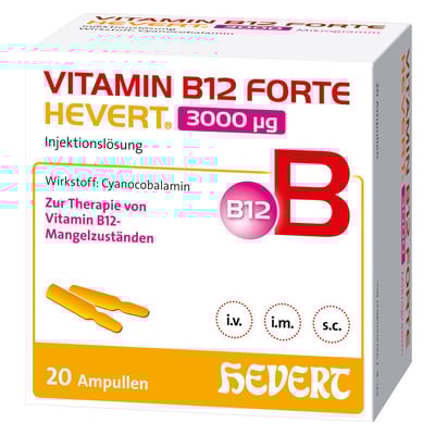 Vitamin B12 forte Hevert 3000 Mikrogramm