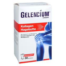 GELENCIUM Kollagen Hagebutte Direkt-Sticks+Vit.C