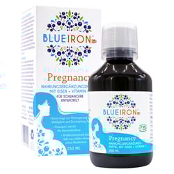 BLUEIRON Eisen Pregnancy+Folsäure Flüss.z.Einn.